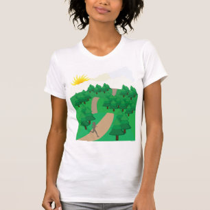 T-shirt Course à pied en plein air