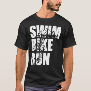 T-shirt Course à vélo de natation Triathlon Athlétisme Tri