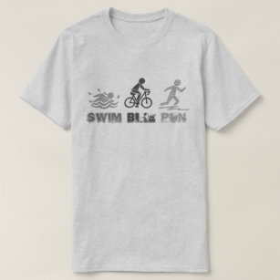 T-shirt Course à vélo de natation Triathlon Ironman Race T