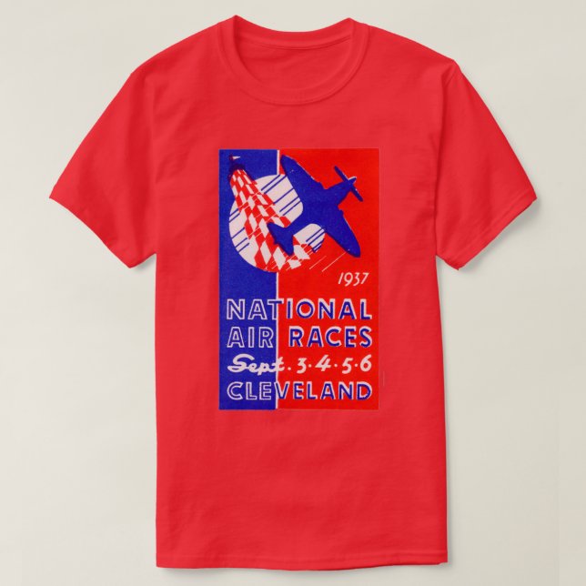 T-shirt Course aérienne nationale 1937 (Design devant)