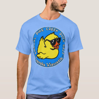T-shirt Course annuelle de canard Pike Creek Kenosha Wisco