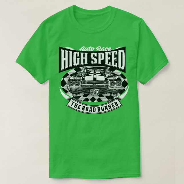 T-shirt Course automatique haute vitesse (Design devant)