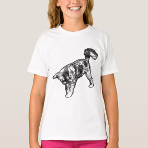 T-shirt Course avec le rire d'hiver