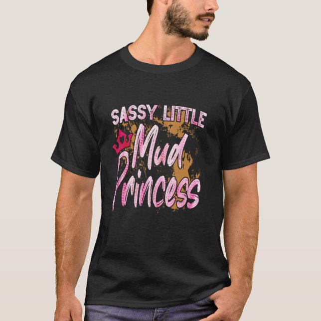 T-shirt Course dans la boue pour enfants (Devant)