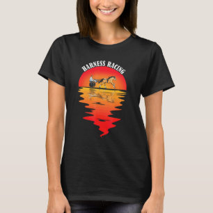T-shirt Course d'Attelage Équitation Trotteur Coucher de S
