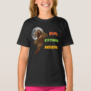 T-shirt Course d'aventure Sasquatch Believe Design