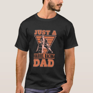 T-shirt Course de barils Rodéo Derby - Cheval Juste Un Bar
