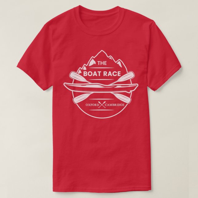 T-shirt Course de bateaux Oxford Cambridge 1 (Design devant)