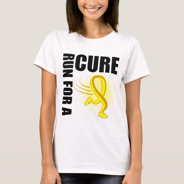 T-shirt Course de cancer de la vessie pour un traitement (Devant)