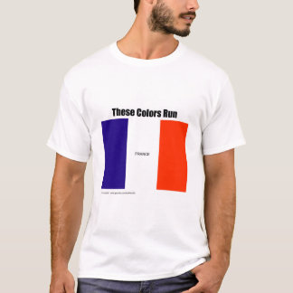 T-shirt Course de ces couleurs