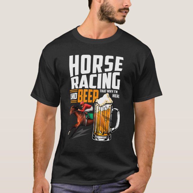 T-shirt Course de chevaux Cavalier de chevaux Course de ch (Devant)