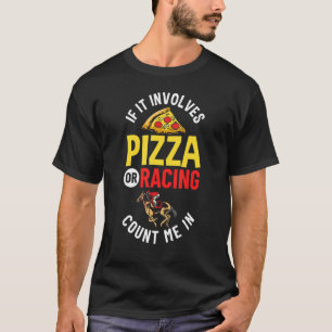 T-shirt Course de chevaux Course hippique Nourriture itali