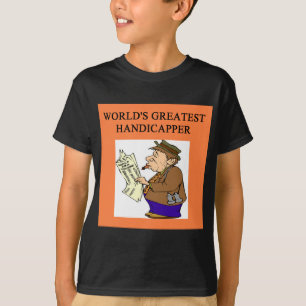 T-shirt course de chevaux de pur sang