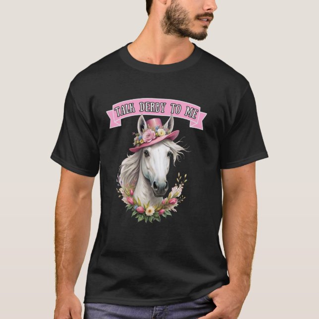 T-shirt Course de Derby Day Citation drôle de cheval (Devant)