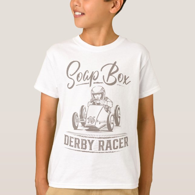 T-shirt Course de Derby en boîte à savon (Devant)