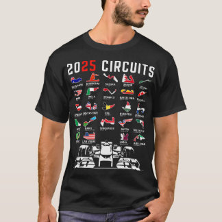 T-shirt Course de Formule 2025 Course de Formule 2025