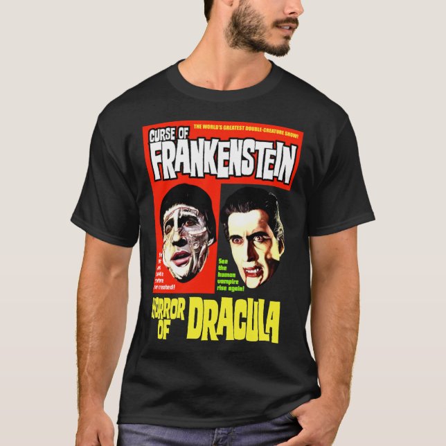 T-shirt COURSE DE FRANKENSTEIN HORREUR DE DRACULA Classic  (Devant)