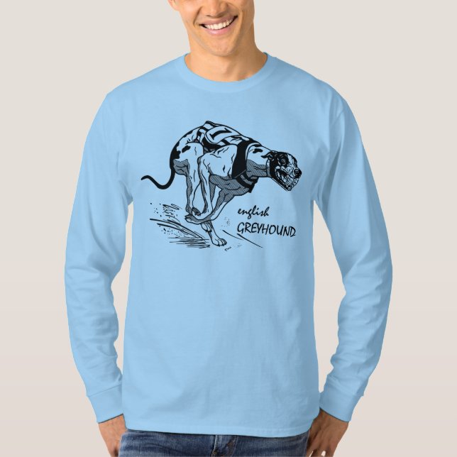 T-shirt course de greyhound (Devant)