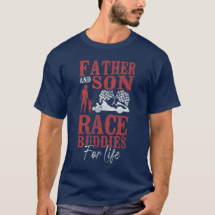 T-shirt Course de karting père-fils vintage père et fils c