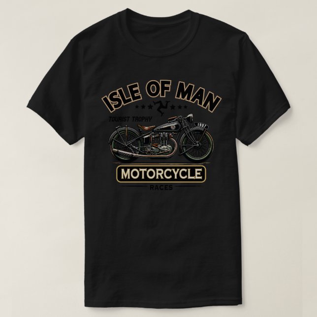 T-shirt Course de l'île de Man (Design devant)