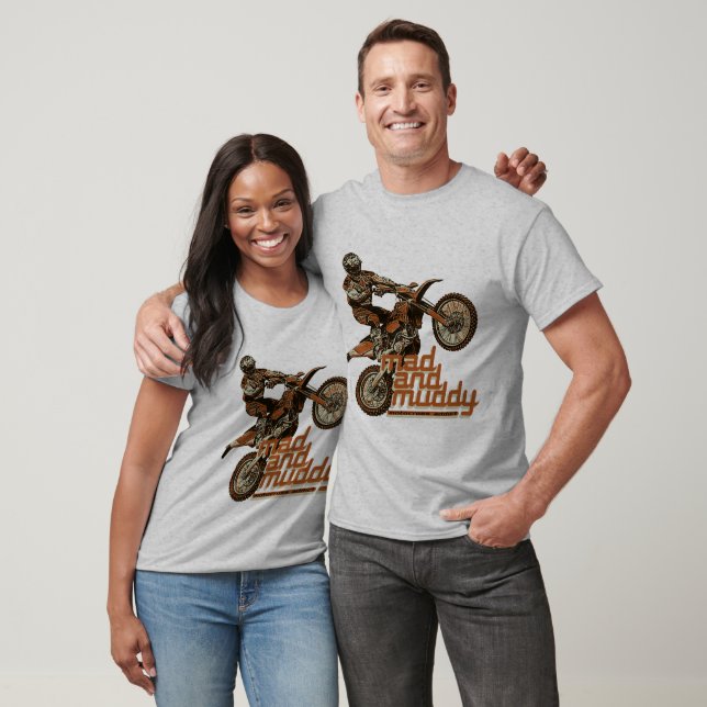 T-shirt Course de moto (Unisexe)