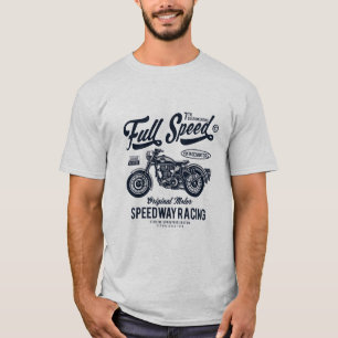 T-shirt Course de moto à vitesse totale