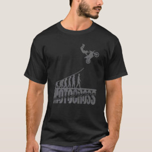T-shirt Course de motocross de sports extrêmes et cascade