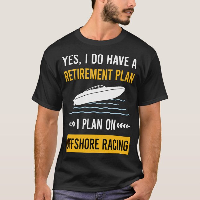 T-shirt Course de retraite offshore (Devant)