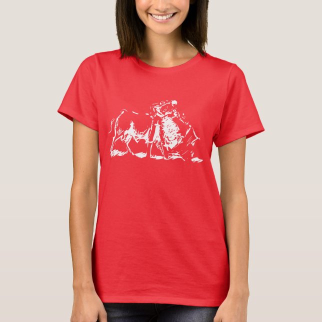 T-shirt Course de taureaux (Devant)