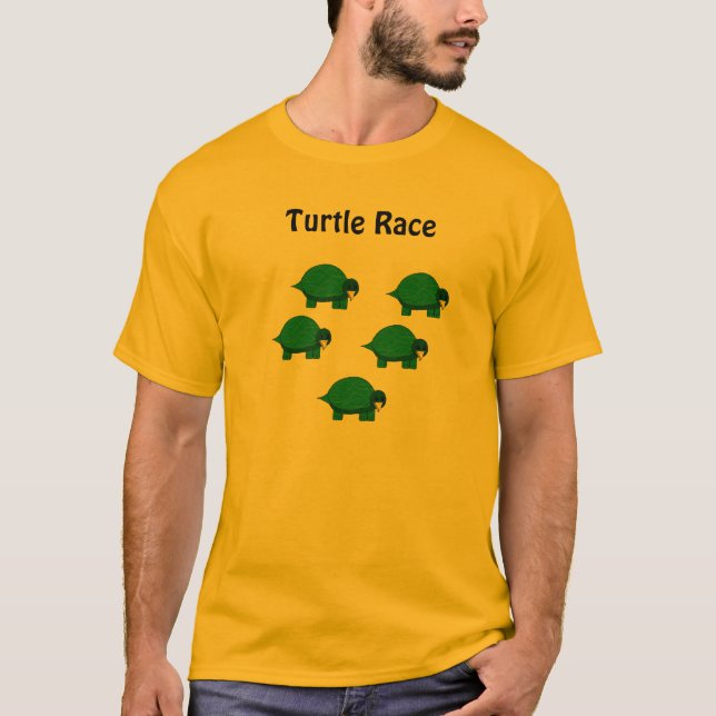 T-shirt Course de tortues (Devant)