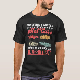 T-shirt Course De Voiture De Fente Et Voiture De Fente