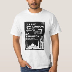 T-shirt Course De Voiture Vétérinaire De Londres À Brighto