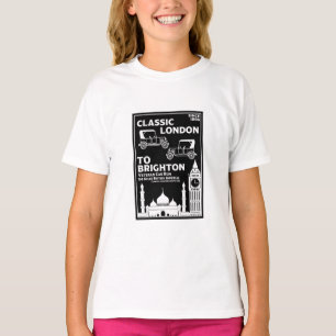 T-shirt Course De Voiture Vétérinaire De Londres À Brighto