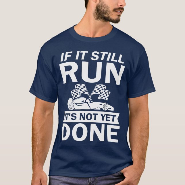 T-shirt Course de voitures à crémaillère Funnyoy RC cadeau (Devant)