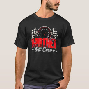 T-shirt Course d'équipage Brother Pit Voiture Anniversaire