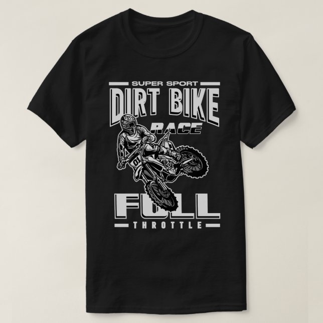 T-SHIRT COURSE DIRTBIKE (Design devant)