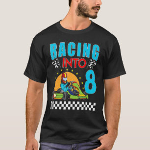 T-shirt Course en 8 Go Kart Racing Go Kart 8e anniversaire