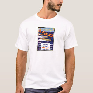 T-shirt Course en bateau de vitesse Abbazia 1912