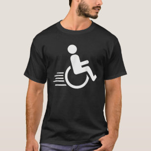 T-shirt Course en fauteuil roulant
