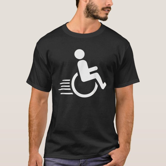 T-shirt Course en fauteuil roulant (Devant)