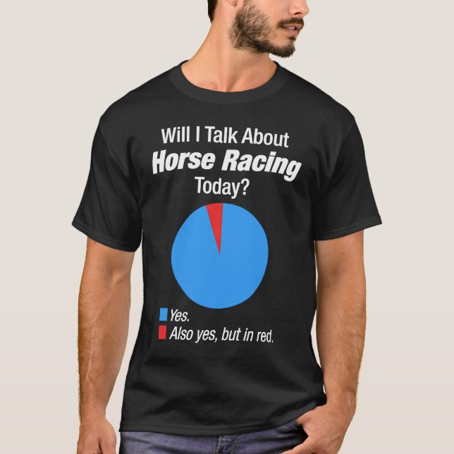 T-shirt Course Hippique Obsessionnel (Devant)