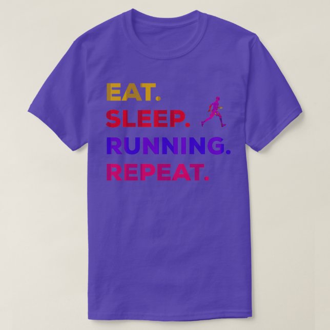 T-shirt Course jogging slogan sport cadeau jogging 2 (Design devant)
