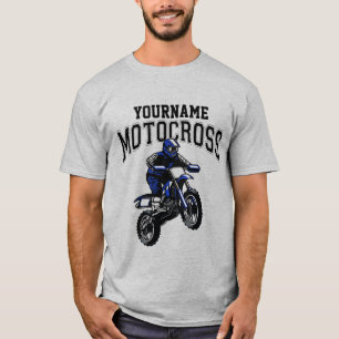 T-shirt Course Motocross Dirt Bike Rider personnalisée