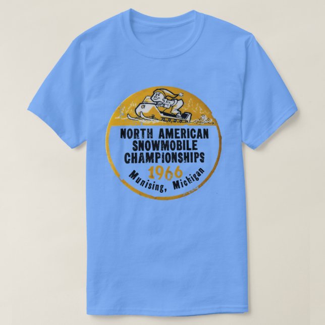 T-shirt Course motoneige (Design devant)