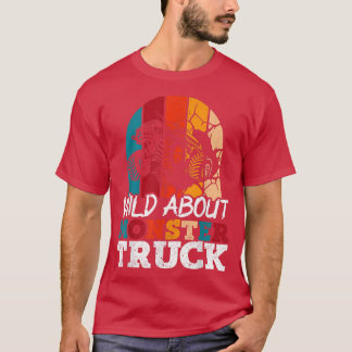 T-shirt Course Retro Vintage Monster Truck