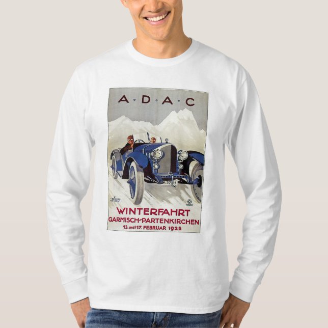 T-shirt Course routière vintage (Devant)