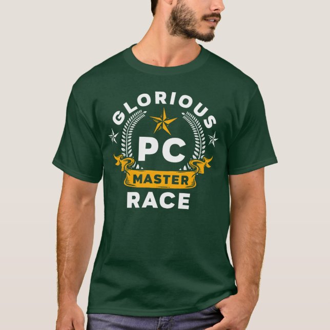 T-shirt Course suprême des gamers PC glorieuse Ordinateur  (Devant)