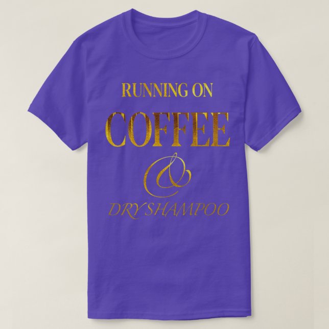 T-SHIRT COURSE SUR CAFÉ ET SHAMPOOING SEC 6 (Design devant)
