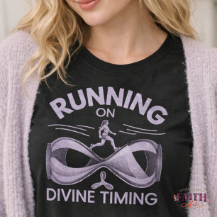 T-shirt Course sur le Timing Divin Chemise de course chrét