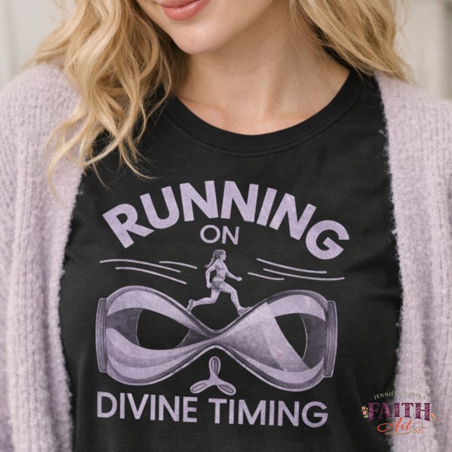 T-shirt Course sur le Timing Divin Chemise de course chrét (Créateur téléchargé)
